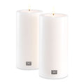 Artificial Candle ø 10 x H. 21 cm set of 2