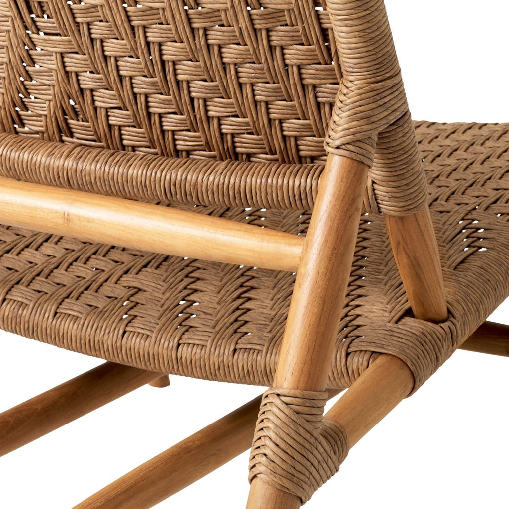 Outdoor Chair and Foot Stool Laroc