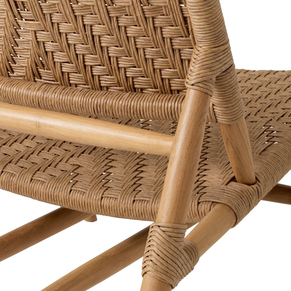 Outdoor Chair and Foot Stool Laroc