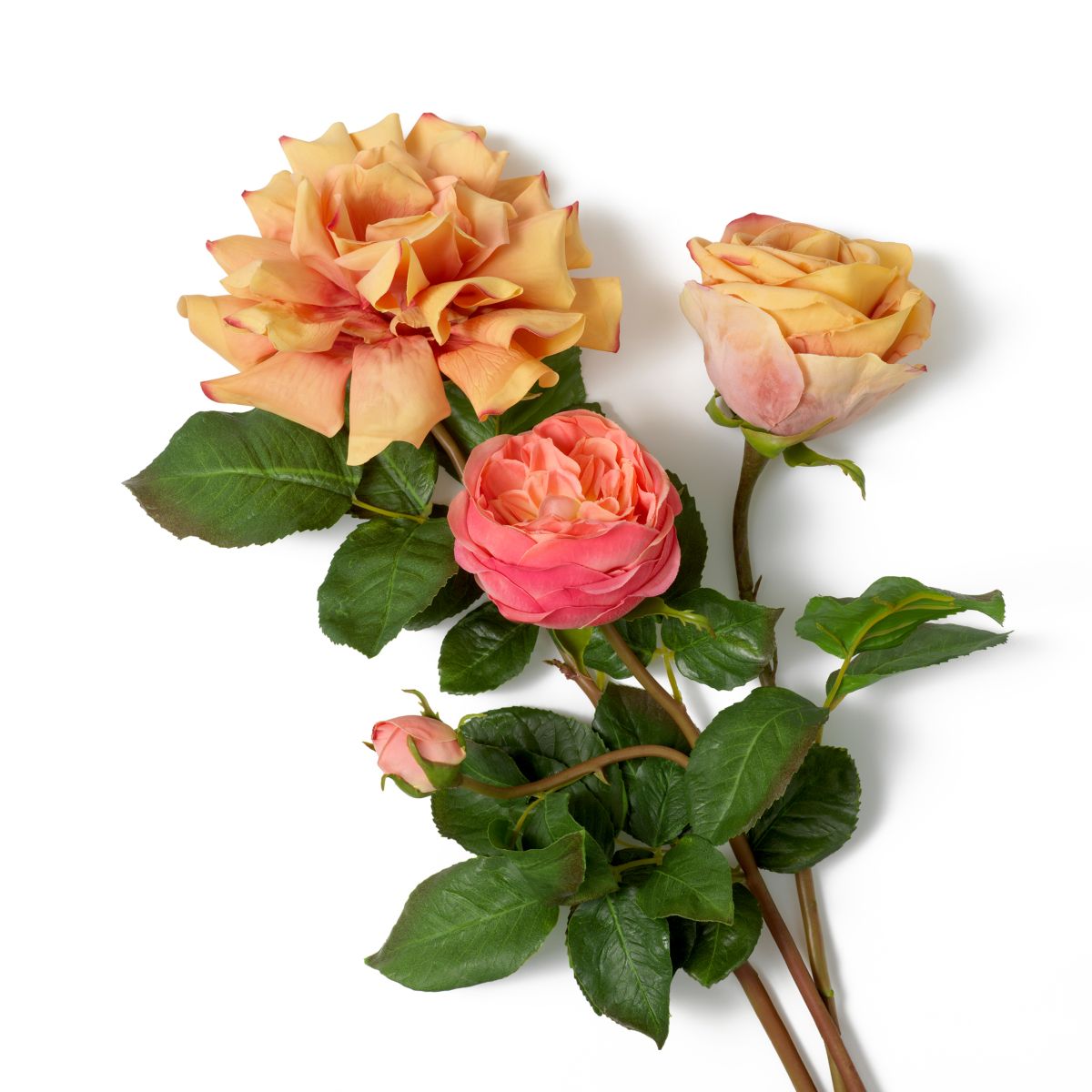 Bouquet of Roses real touch 72 pcs/3 varieties