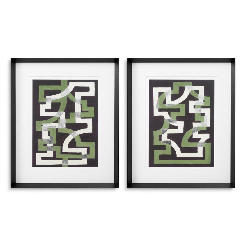 Print Window Trellis by Michael Willett set of 2
