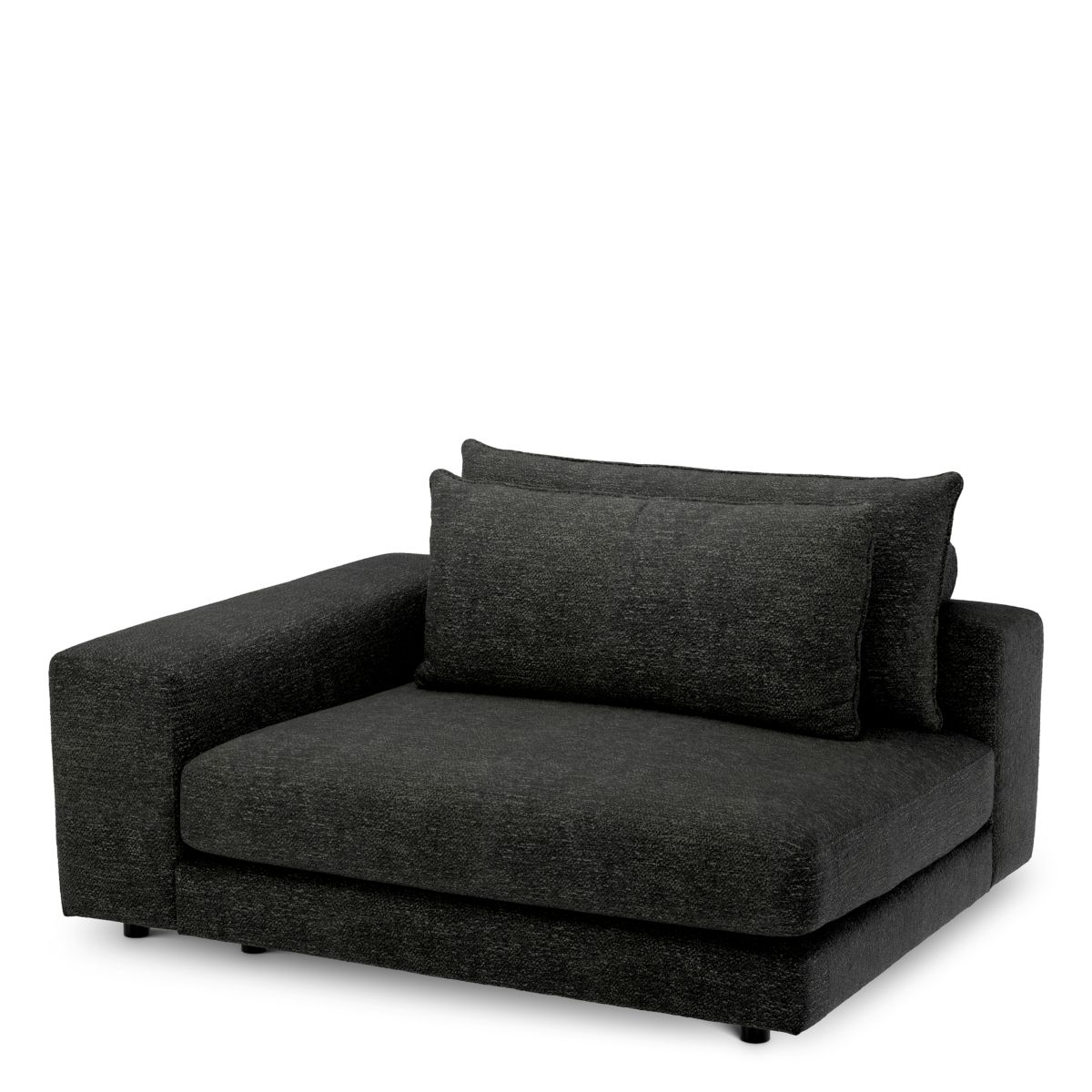 Modulsofa Lounge Club - Corner L left Lurano Charcoal