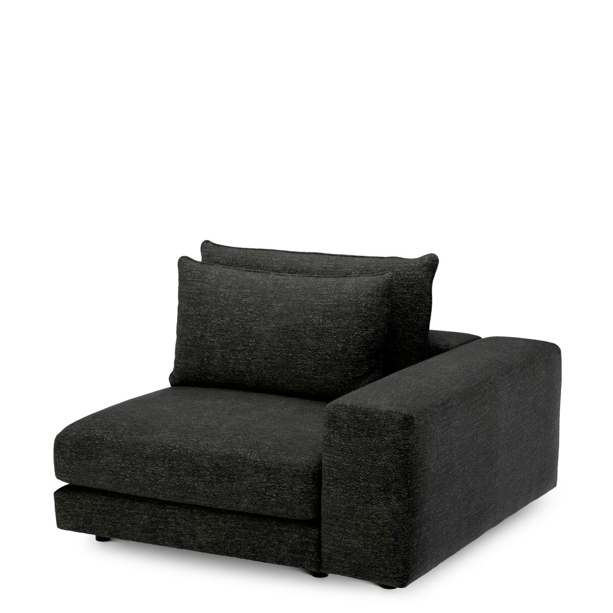 Modulsofa Lounge Club - Corner S right Lurano Charcoal