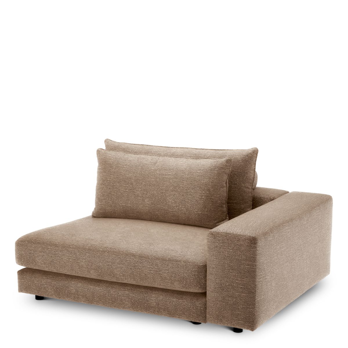 Modulsofa Lounge Club - Corner L right Lurano Brown