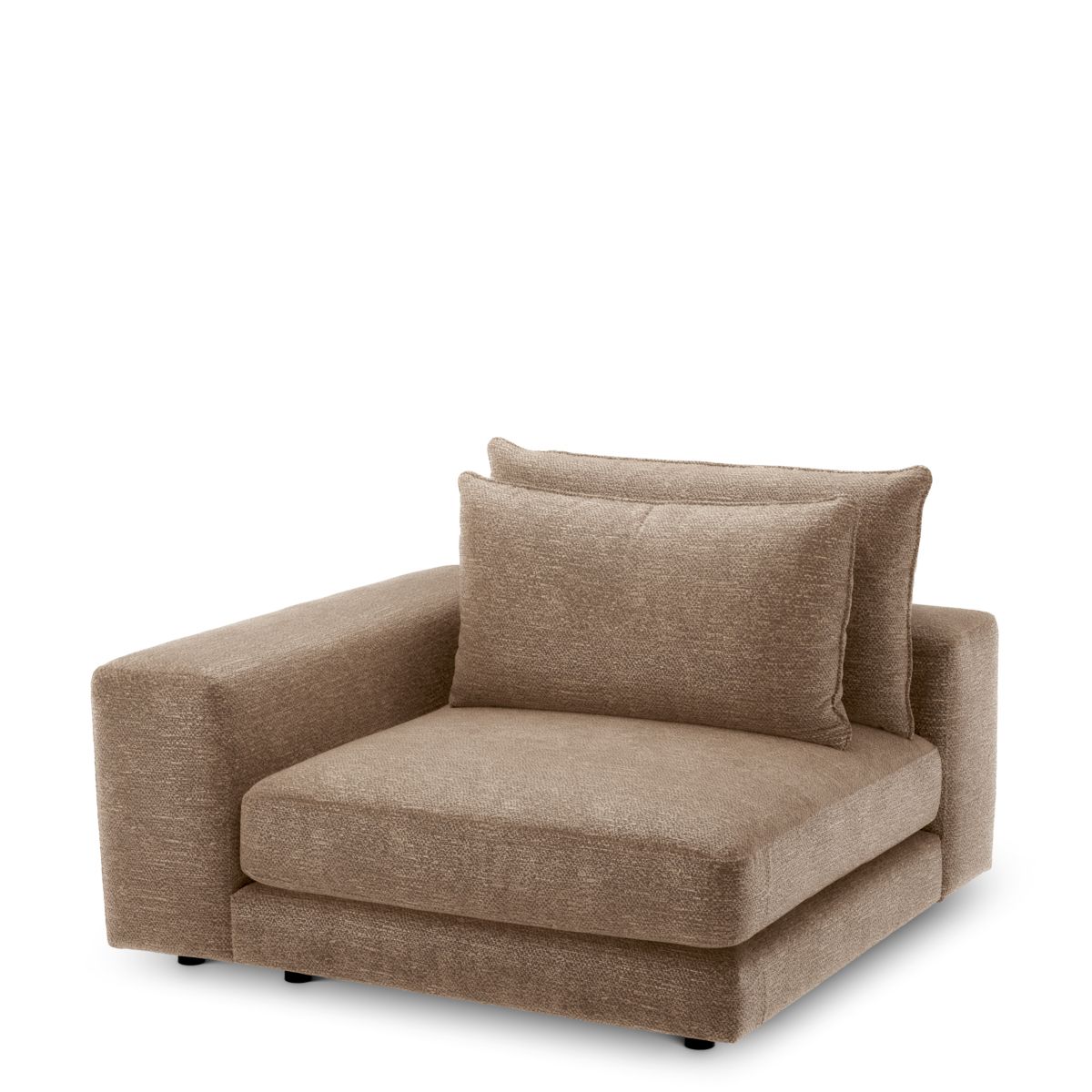 Modulsofa Lounge Club - Corner S left Lurano Brown