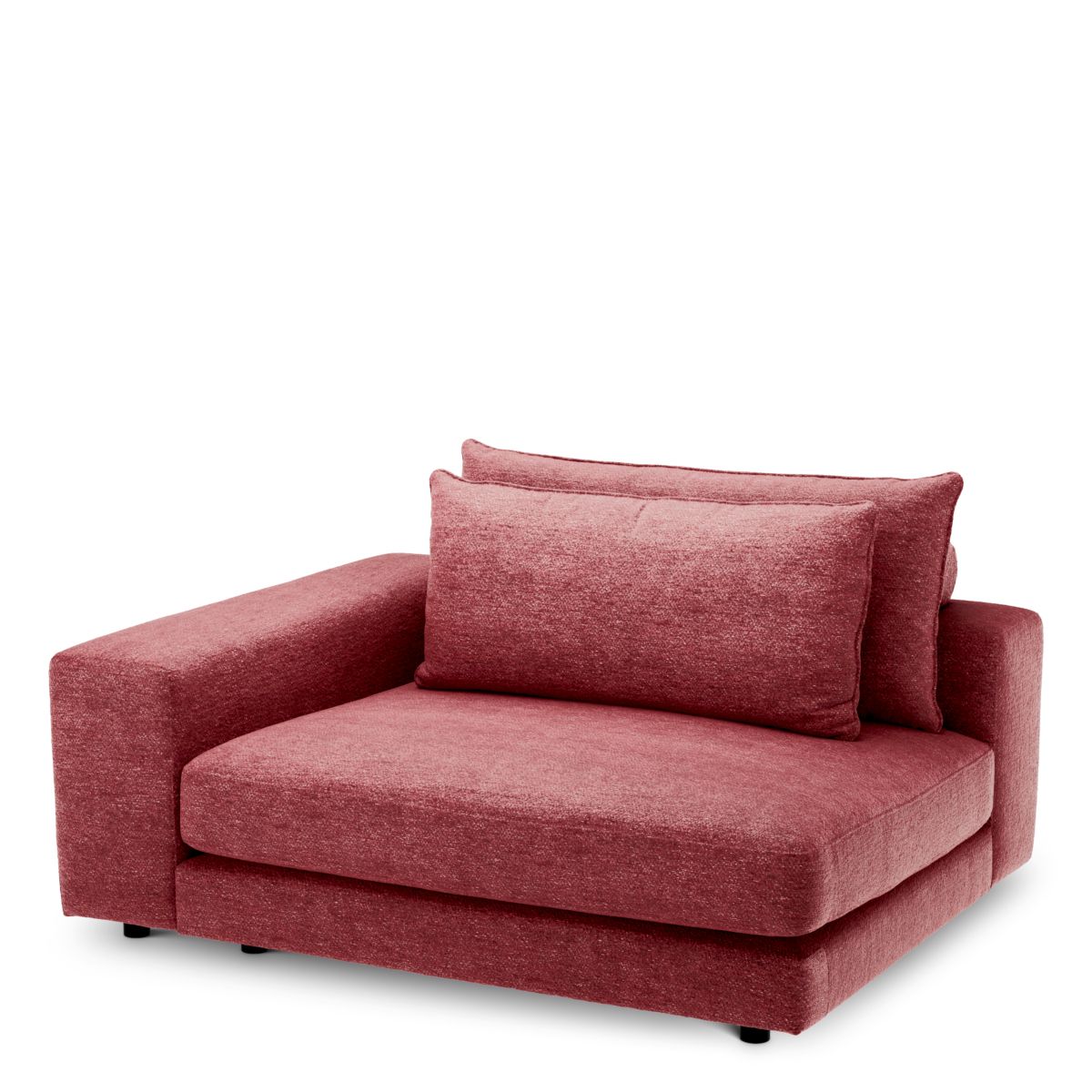 Modulsofa Lounge Club - Corner L left Lurano Burgundy