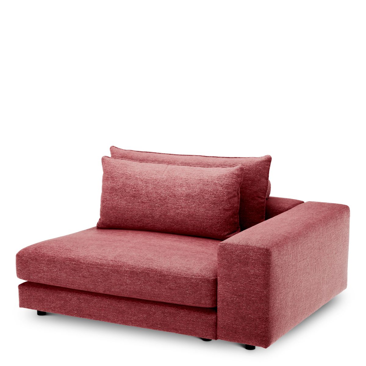 Modulsofa Lounge Club - Corner L right Lurano Burgundy