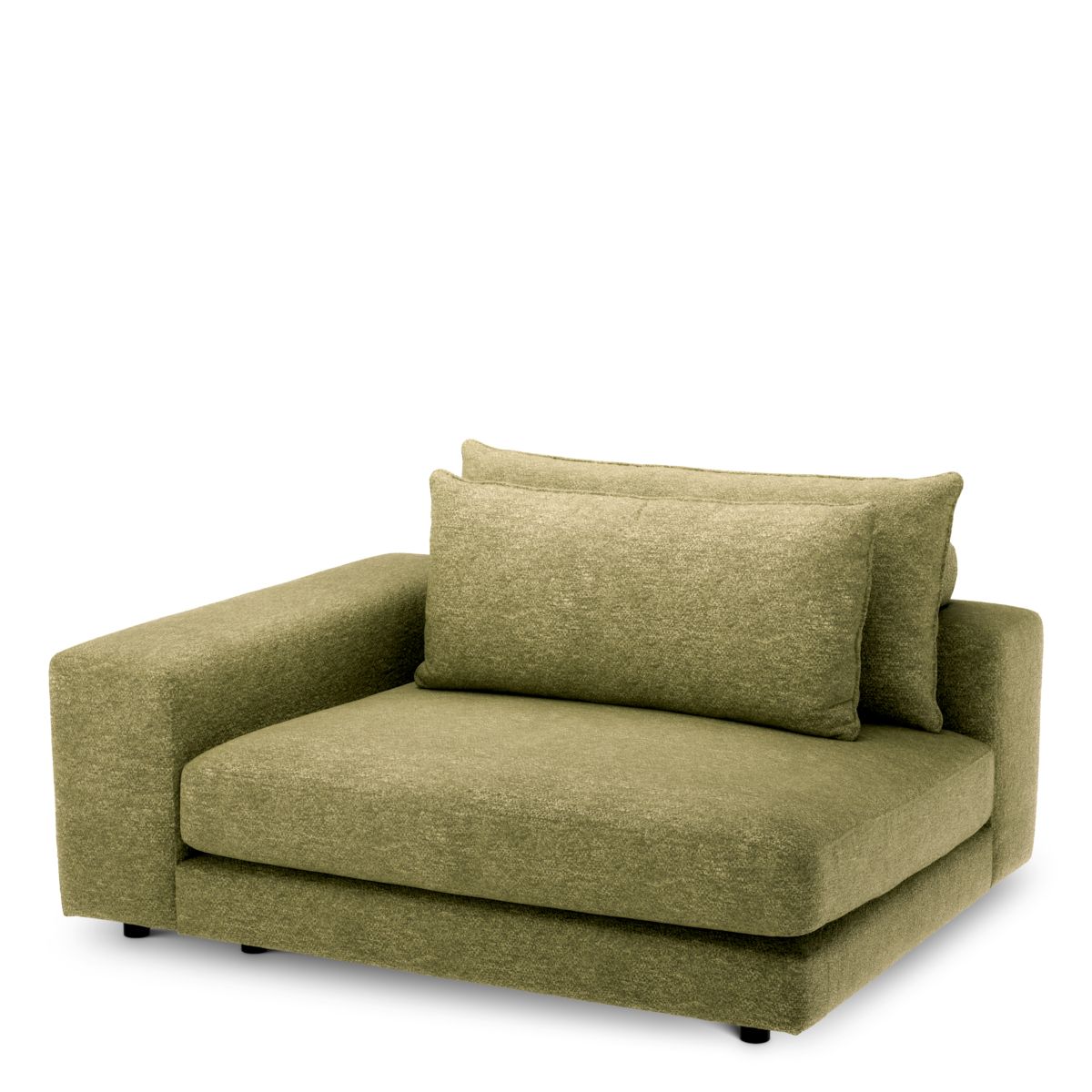 Modulsofa Lounge Club - Corner L left Lurano Moss Green