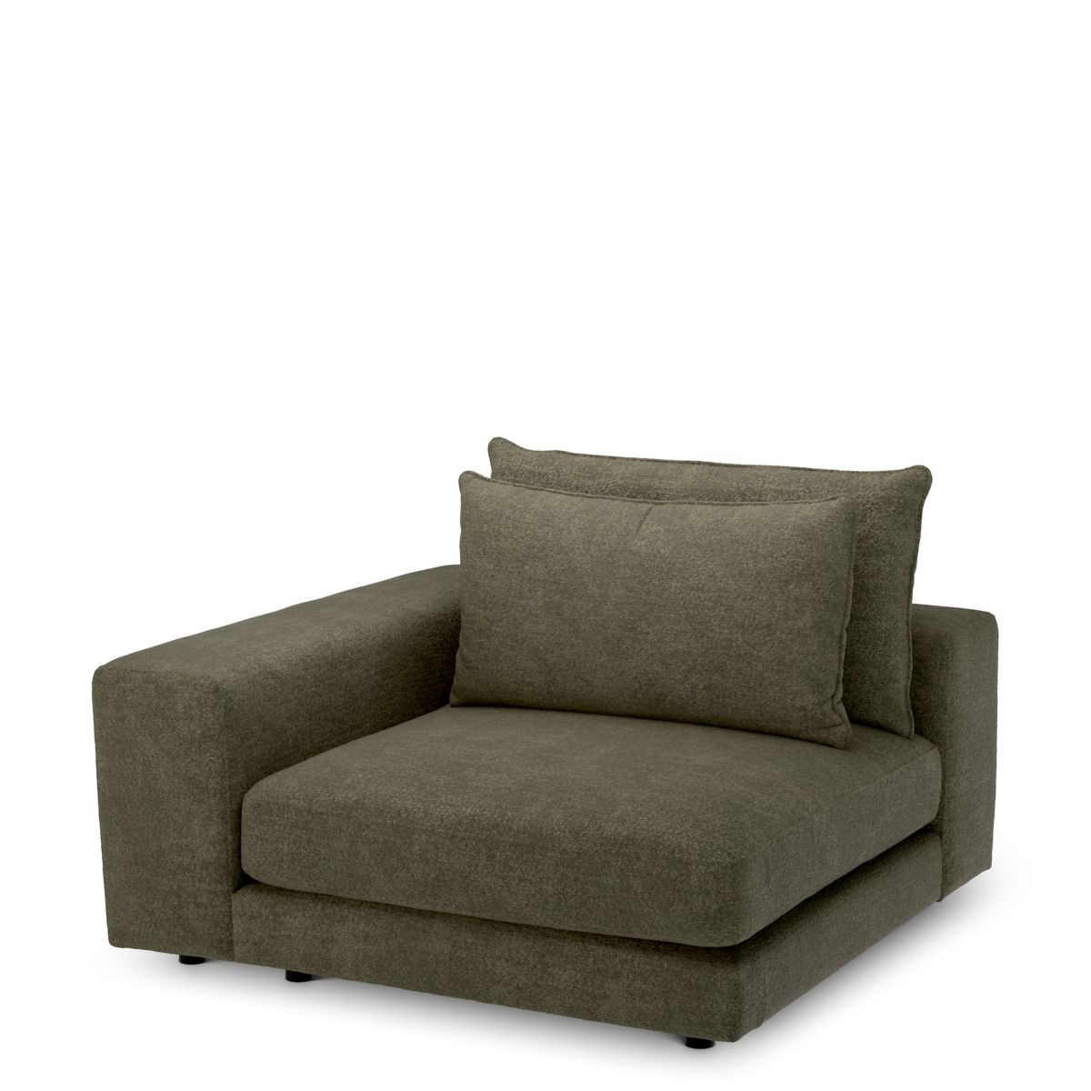 Modulsofa Lounge Club - Corner S left Velora Moss Green