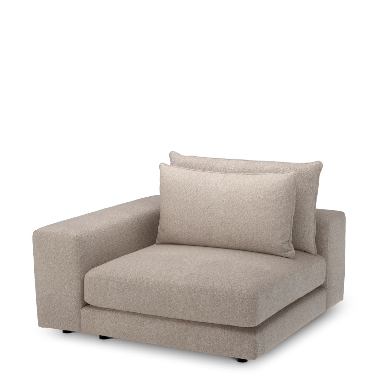 Modulsofa Lounge Club - Corner S left Velora Light Grey