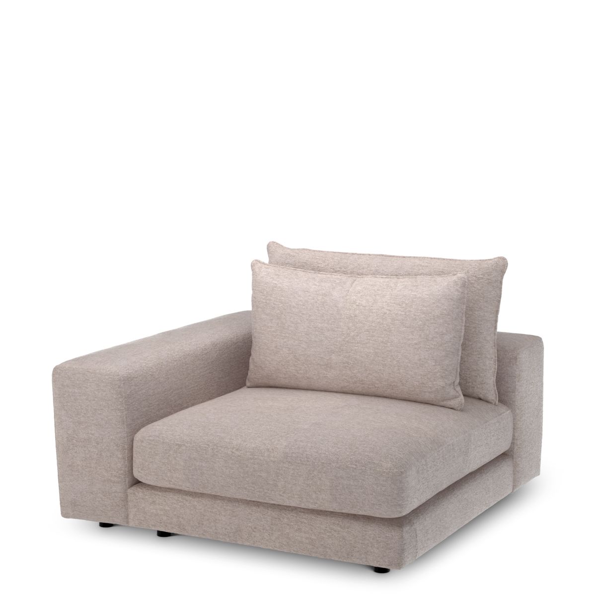 Modulsofa Lounge Club - Corner S left Montier Light Grey