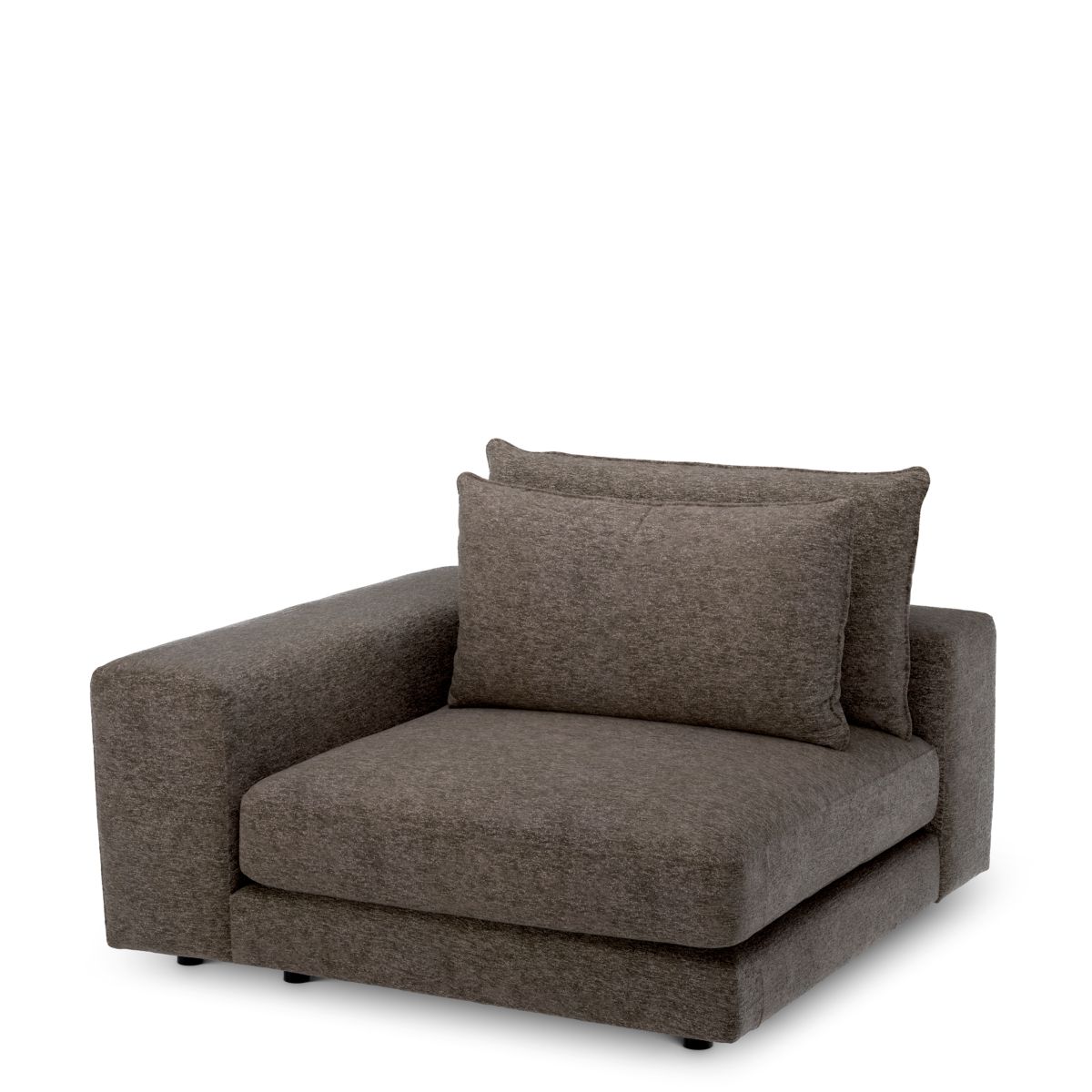 Modulsofa Lounge Club - Corner S left Montier Dark Grey