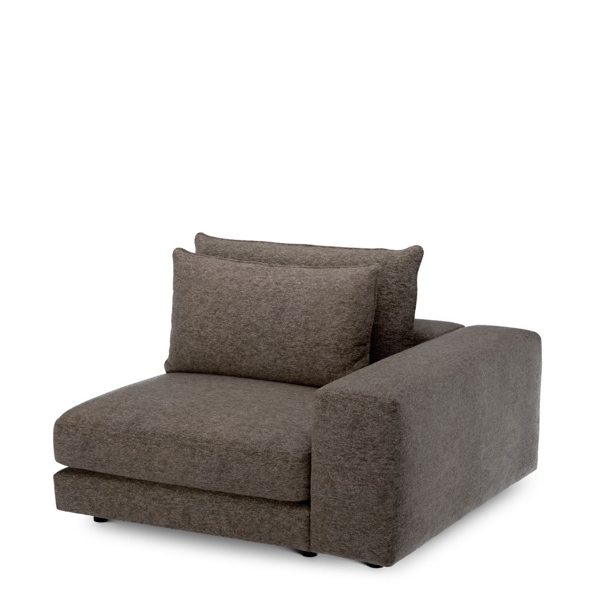 Modulsofa Lounge Club - Corner S right Montier Dark Grey