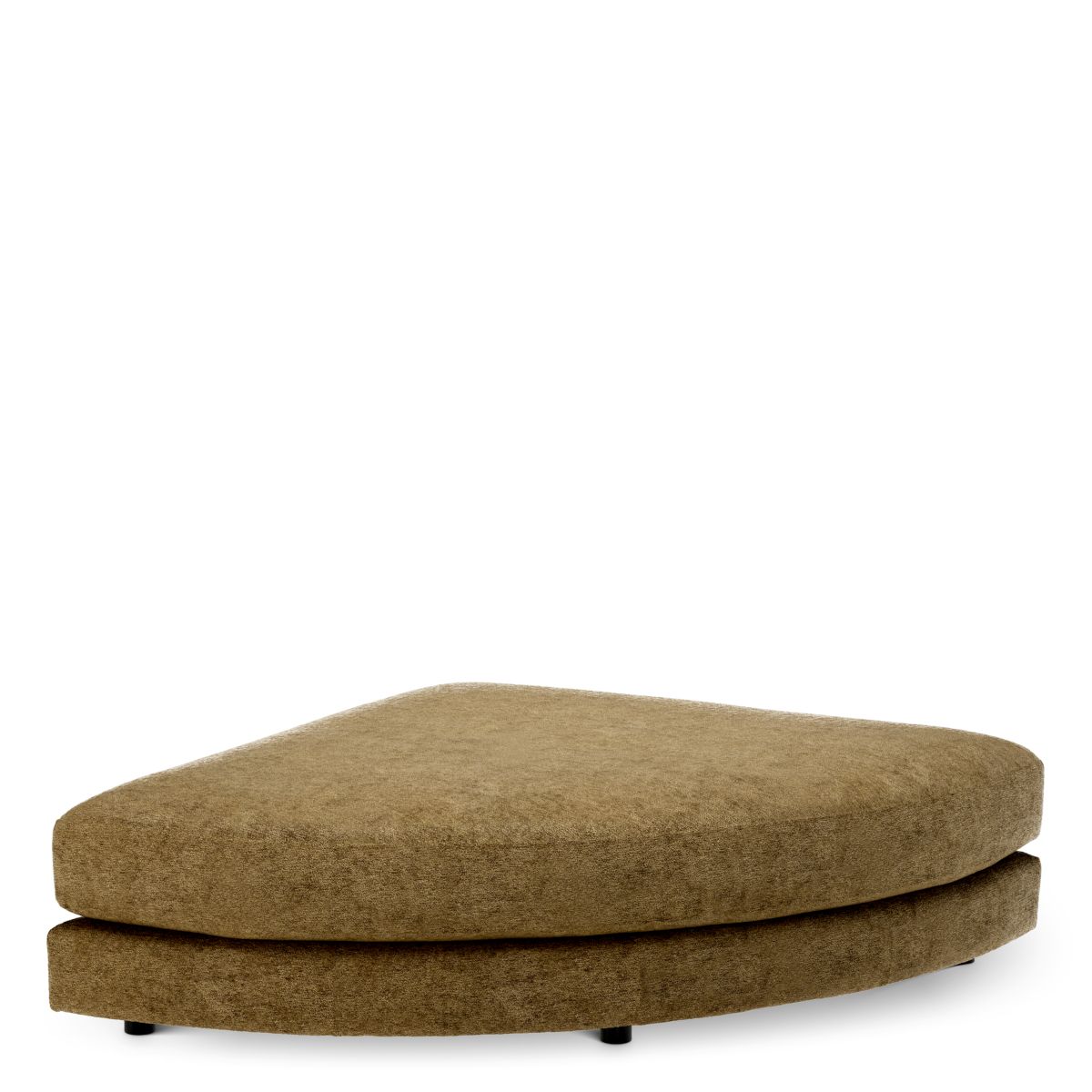 Modulsofa Lounge Club - Ottoman half round Montier Pistache Green
