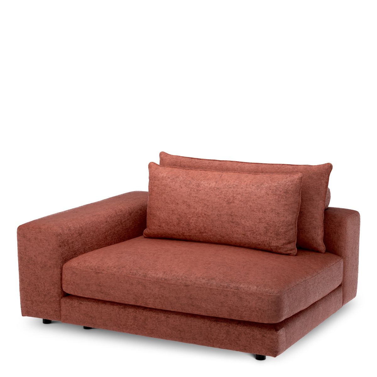 Modulsofa Lounge Club - Corner L left Montier Burnt Orange