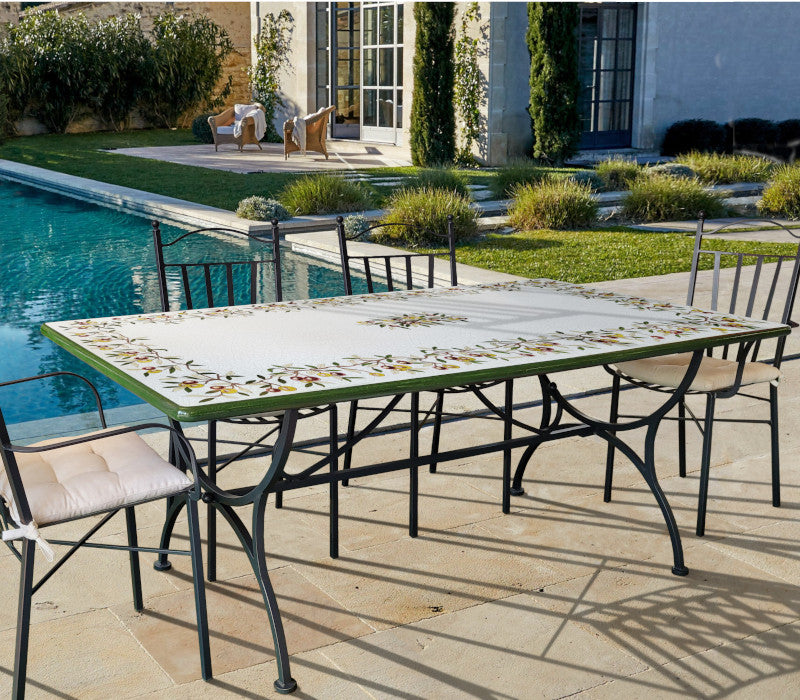 Gartentisch Olive, 200 × 100 cm